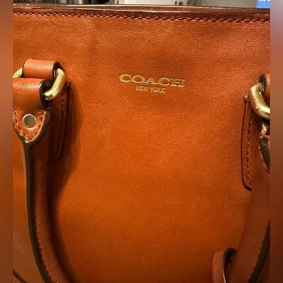 Vintage Coach Legacy 2Way Brown Leather tote bag - Picture 4 of 7